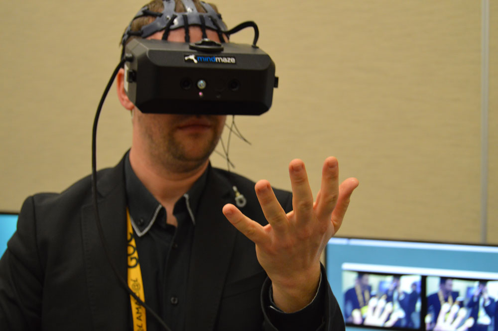 The device in its current state may lack the optics and comfort of modern HMD, it's hand tracking was very impressive.