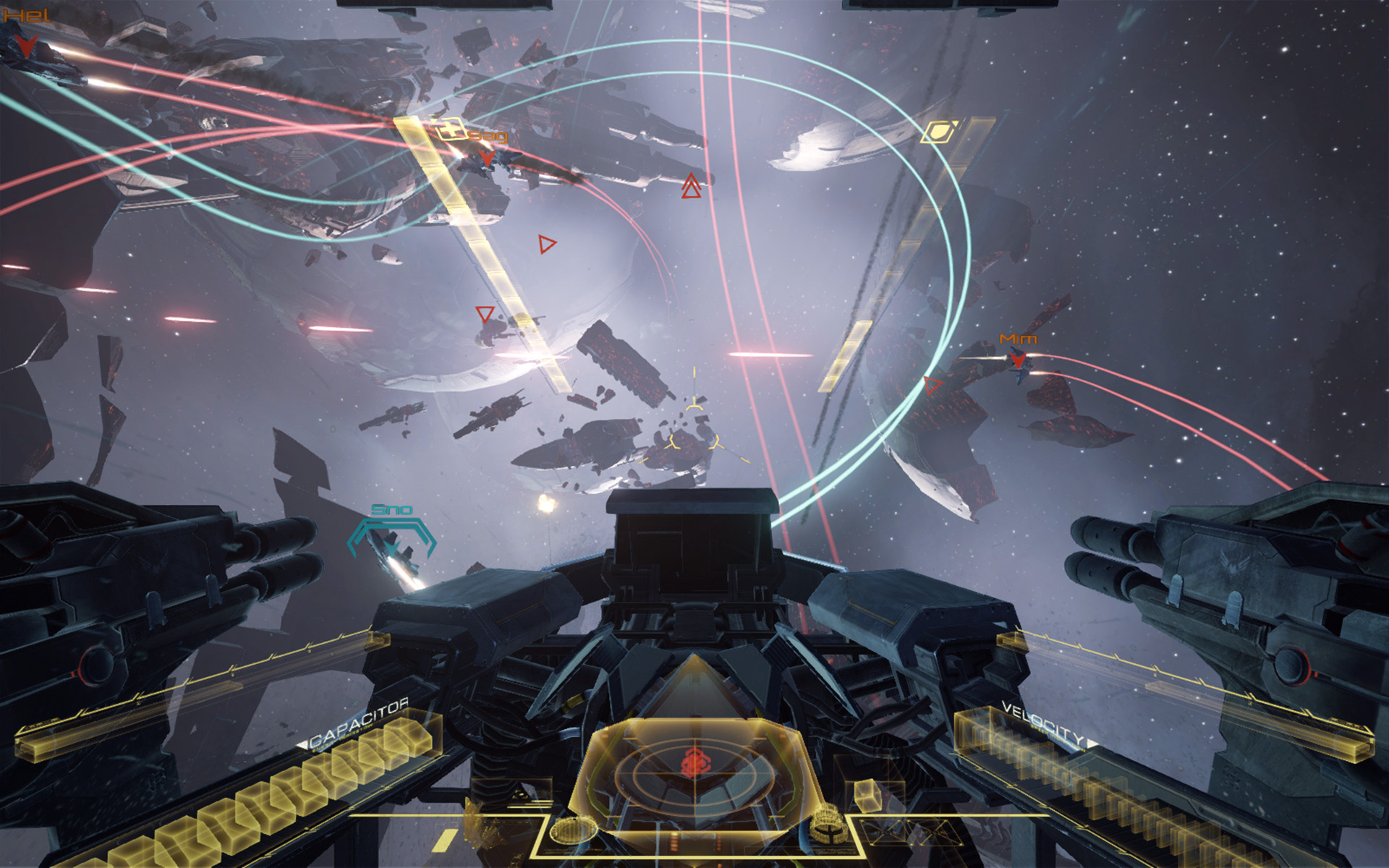 Dogfights in EVE: Valkyrie