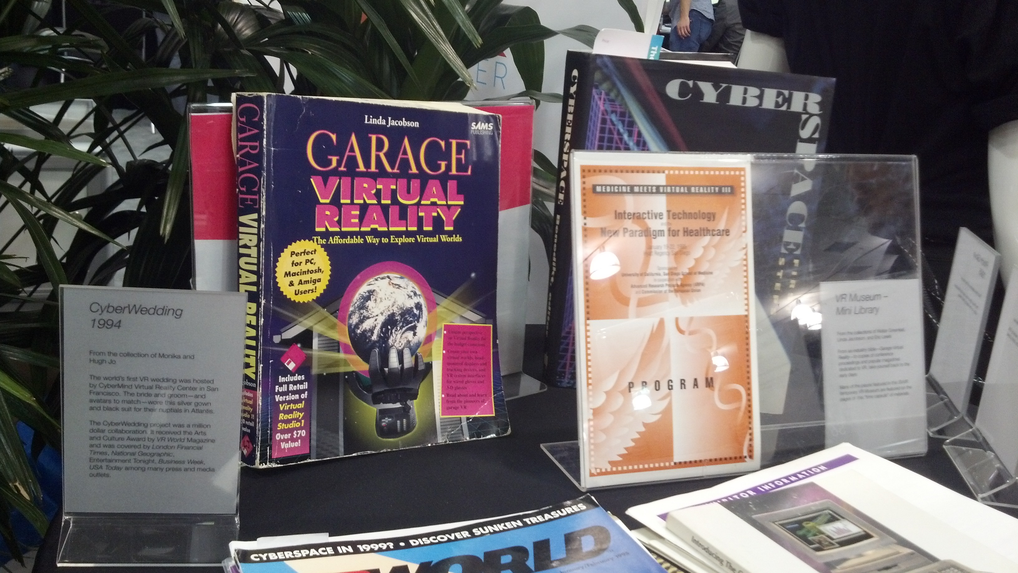 Stacks of valuable information shown at SVVR are now stored somewhere ready to be read another day 
