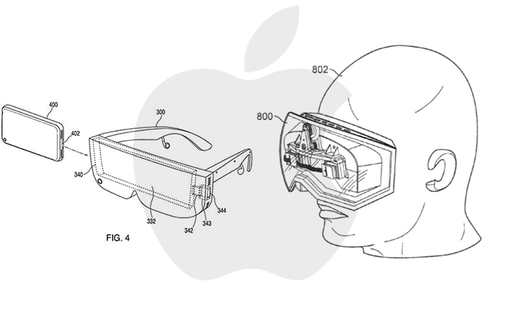 A recently filed Apple patent for a potential VR headset