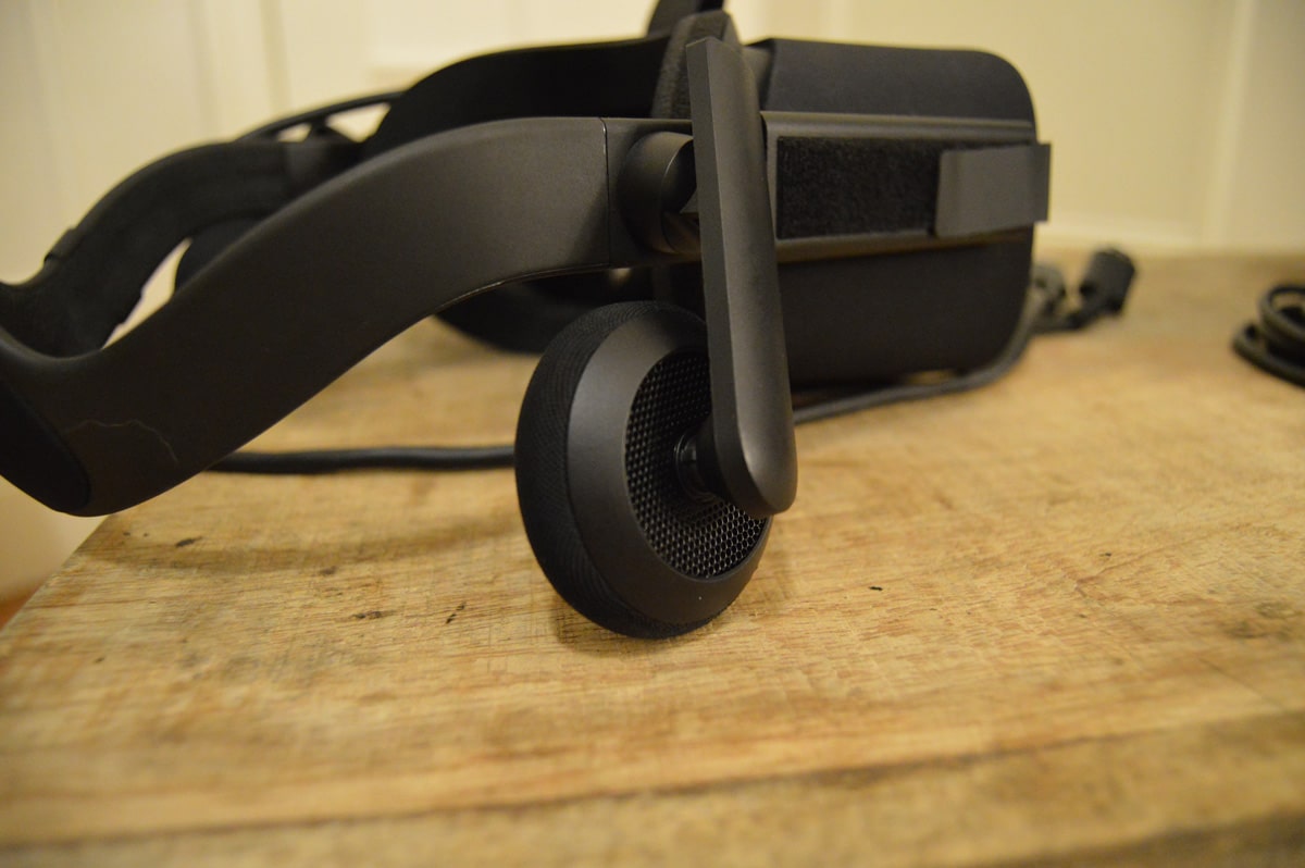 The integrated headphones on the Oculus Rift are a lot better than they look