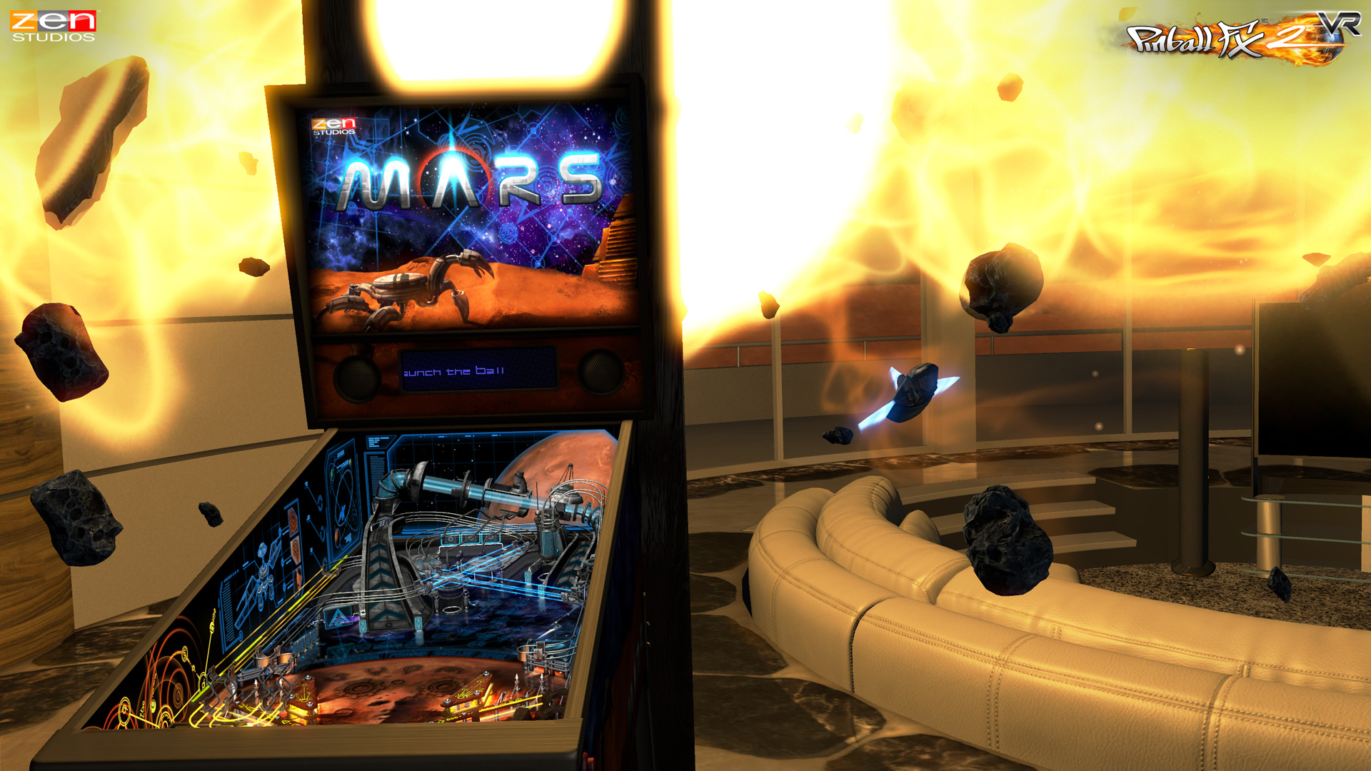 Pinball FX2 VR Mars 1 UploadVR