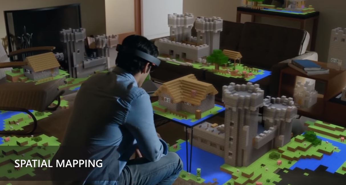hololens minecraft spatial mapping