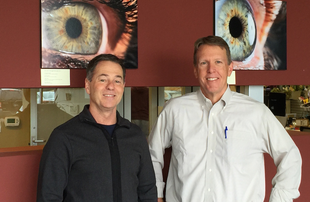 Eyeluence founders Jim Marggraff (Left) and David Stiehr (Right) 