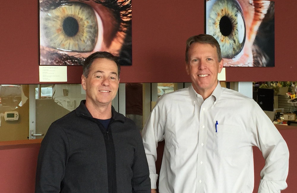 Eyeluence founders Jim Marggraff (Left) and David Stiehr (Right)
