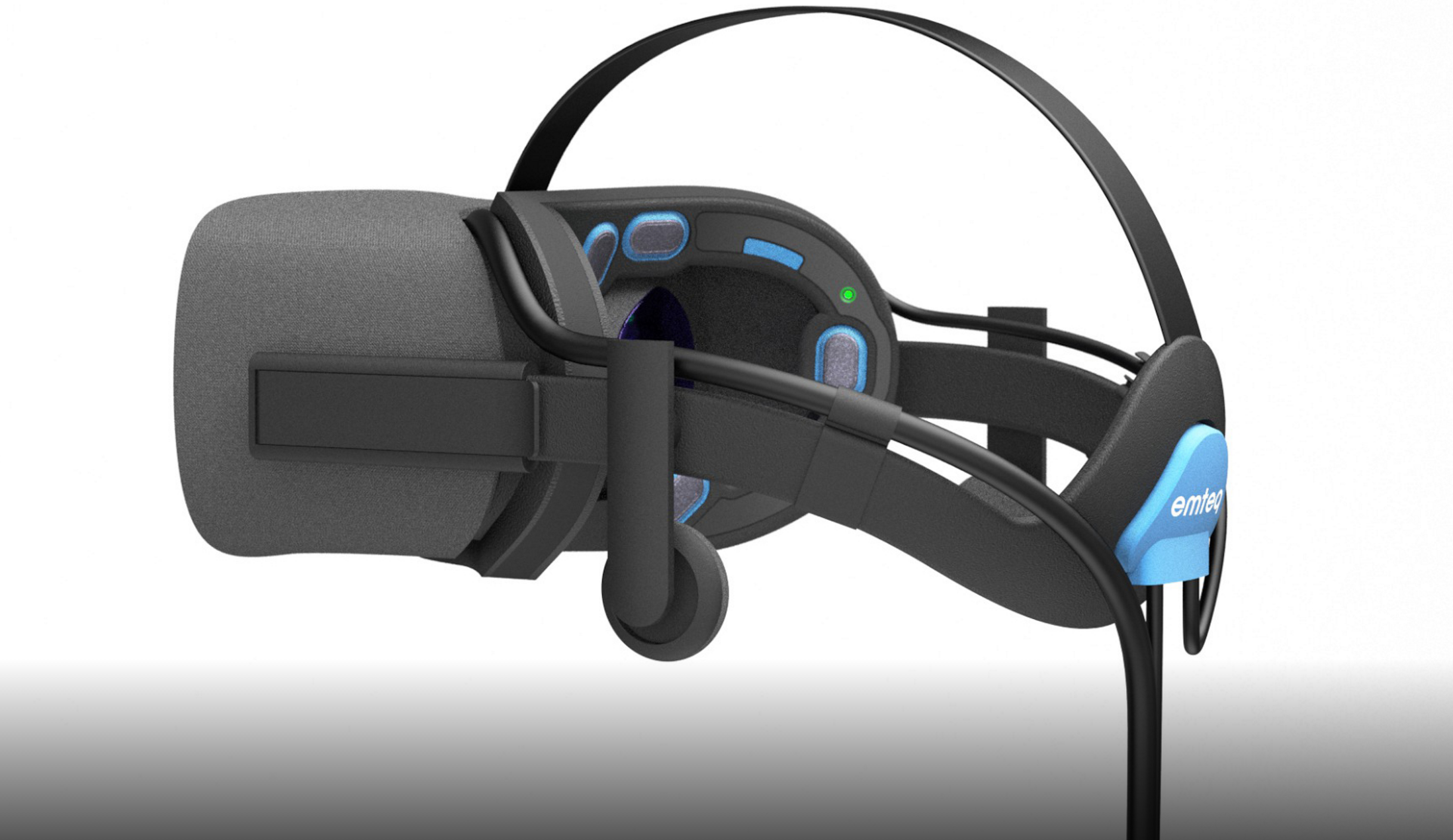 A render of Emteq's Rift CV1 integration