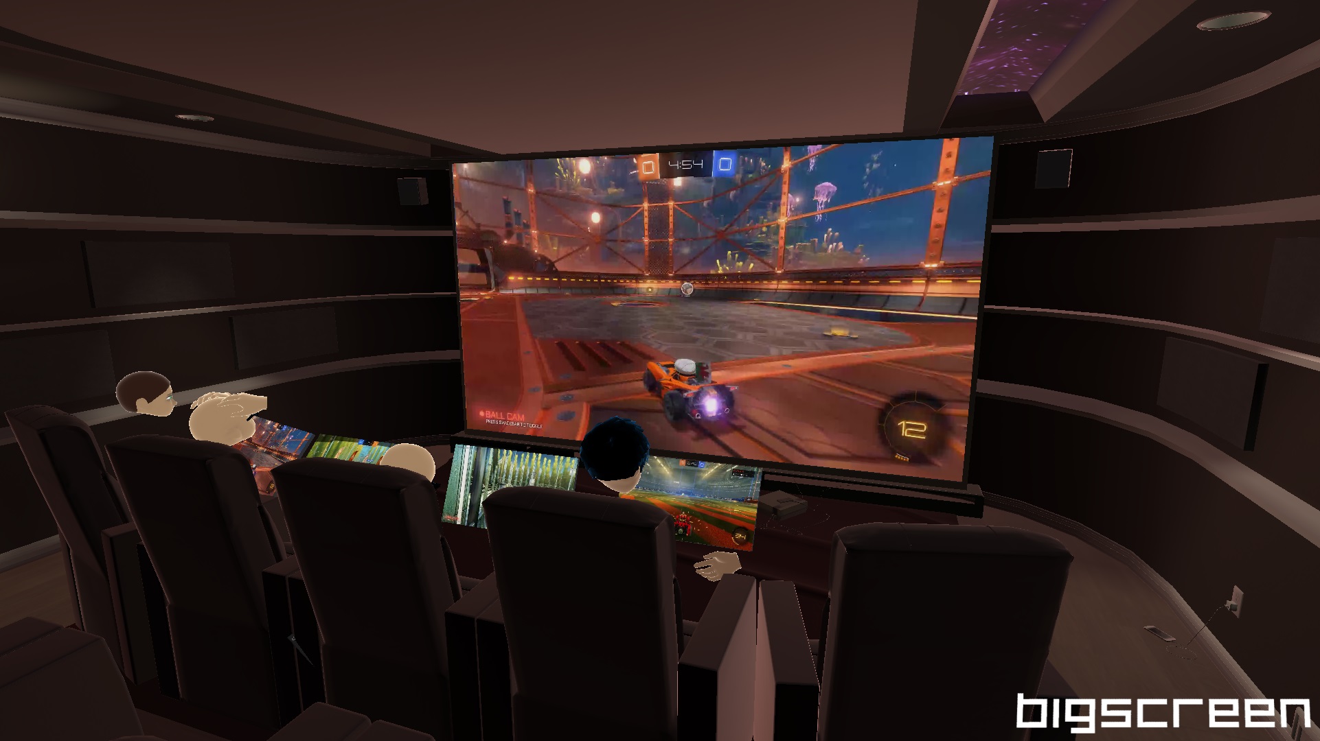 Как сделать экран большие игры. Oculus Quest 2 bigscreen. Big Screen Oculus Quest 2. Panoramic bigscreen VR. Surger VR скрин.