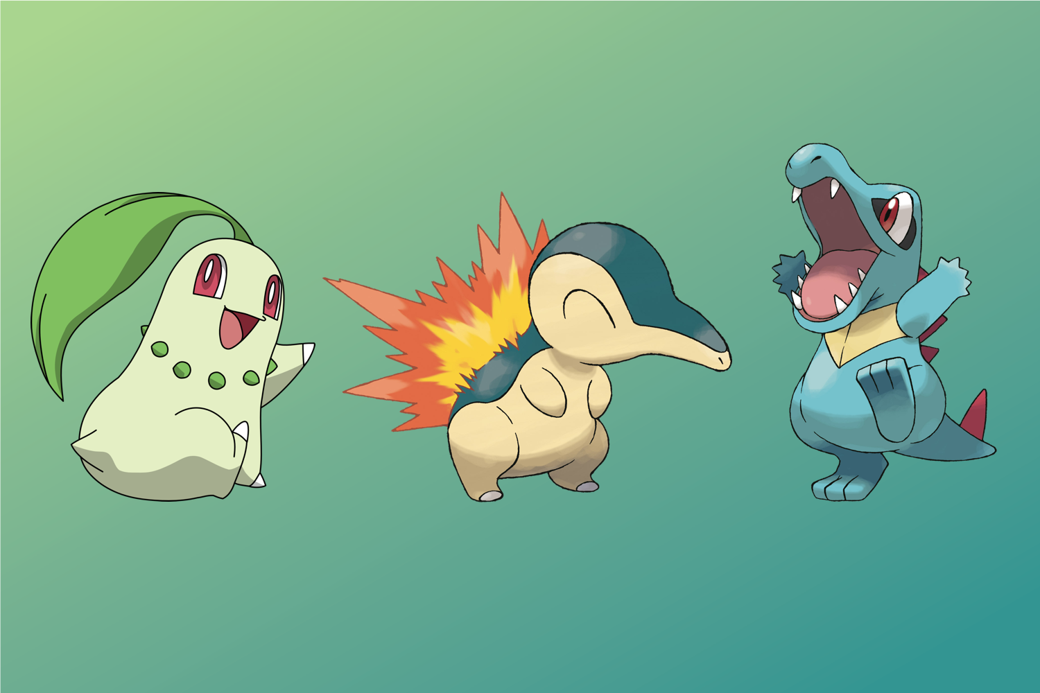 Pokemon starters. Стартовики 2 поколения покемон. Покемон стартовики 1 поколения. Покемон стартовики Джотто. Покемоны стартовики 6 поколения.