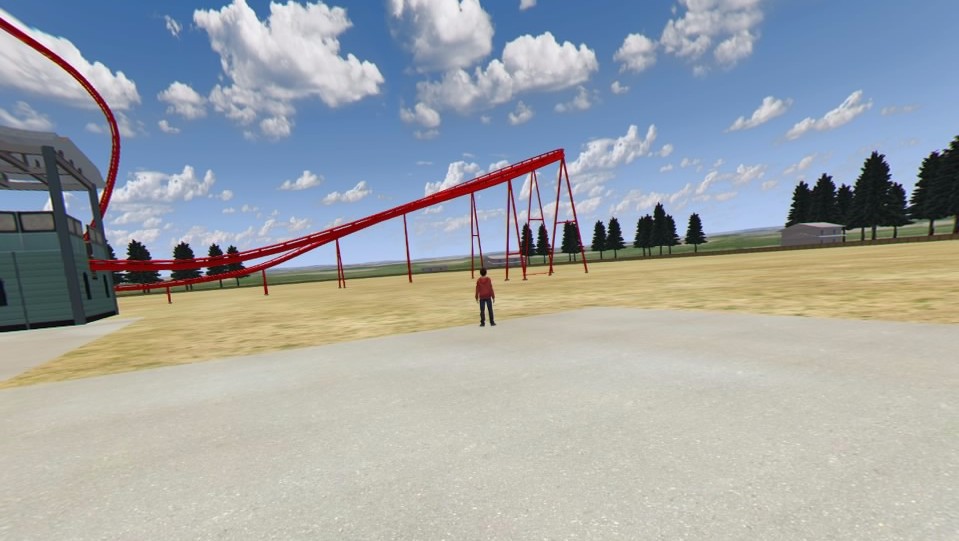 This guy was the first to visit my park. I like to think the empty surroundings symbolize how he felt inside.