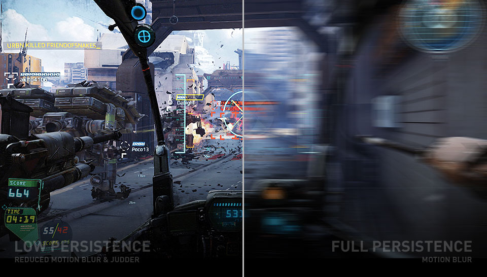 Low persistence vs Full persistence (Source: ExtremeTech)