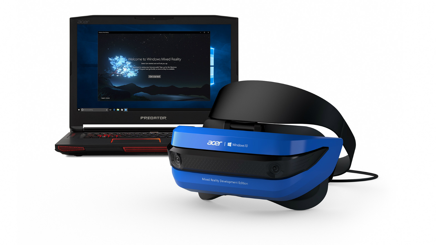 This is Acer's kit, the first Holographic VR headset to roll out to developers.