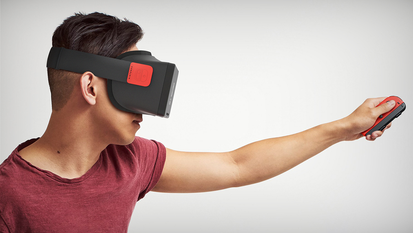 månedlige udendørs Forstærker Here's What a Nintendo Switch VR Headset Could Look Like
