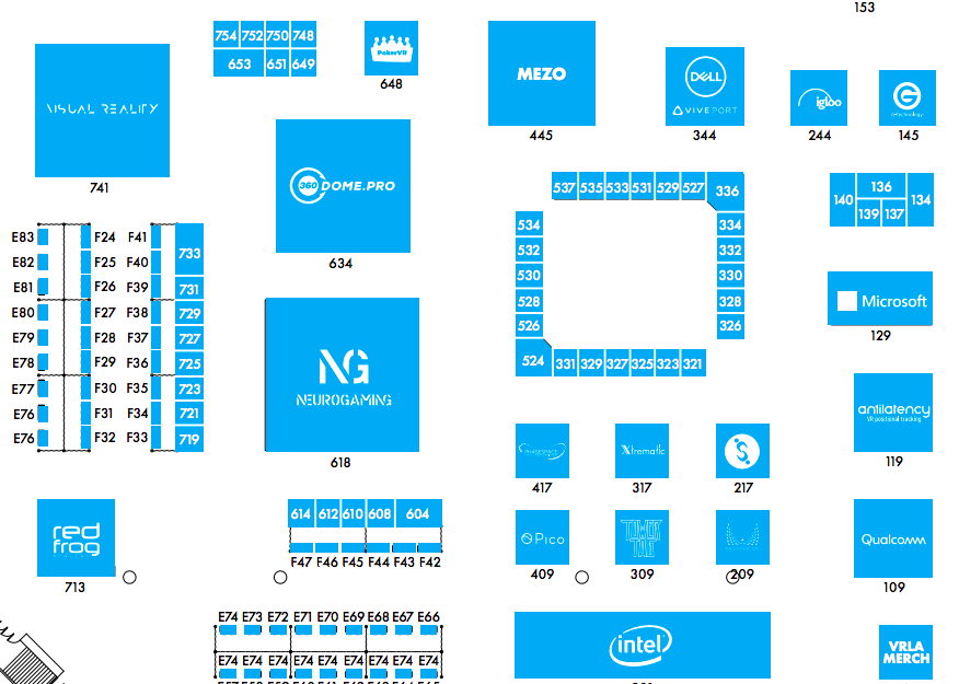 VRLA show floor 2018