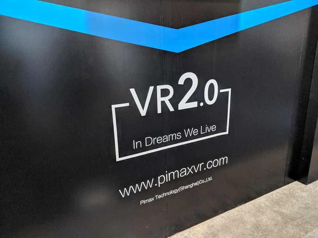 pimax booth at ces 2019 in dreams we live