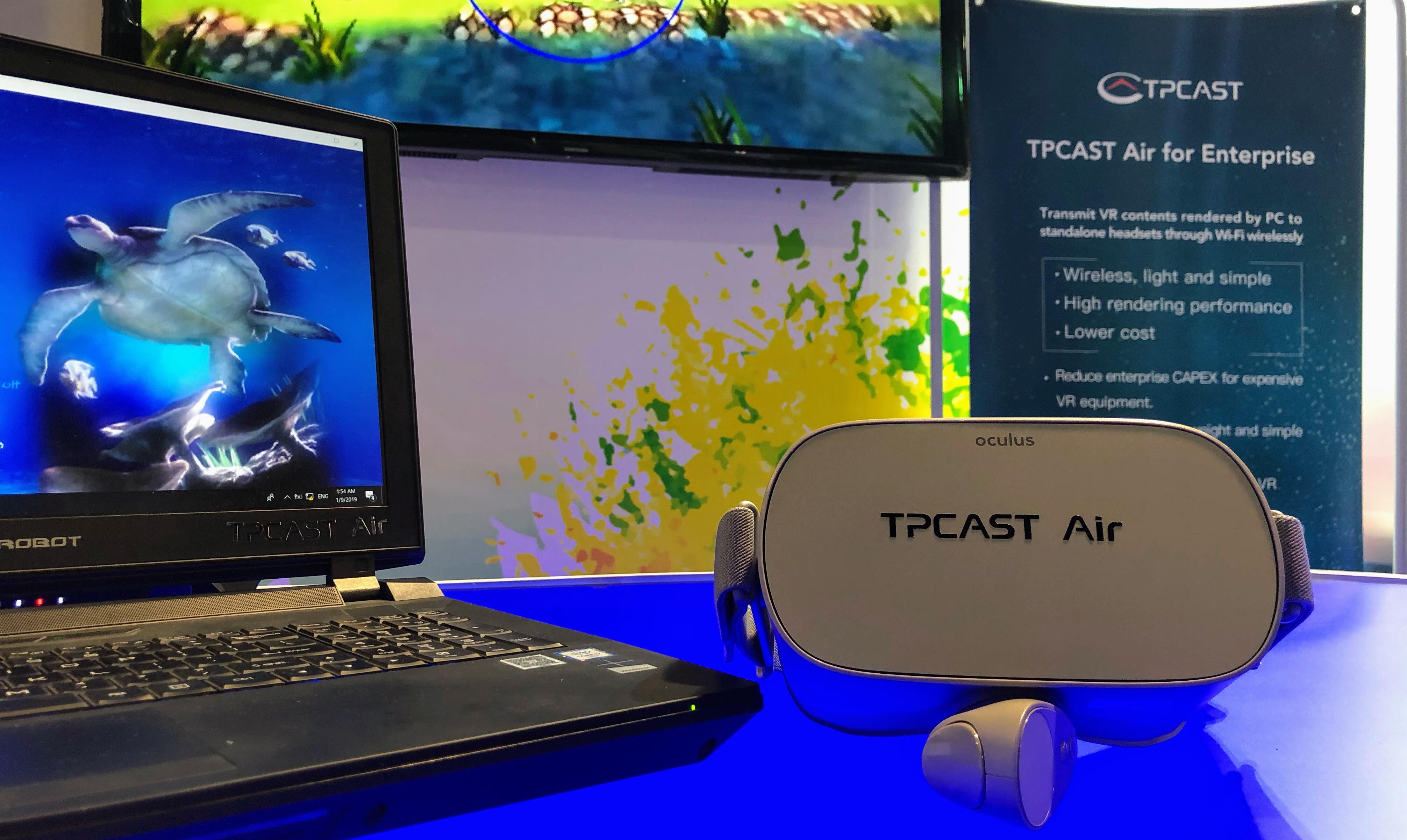 CES 2019: Tpcast Air Wants To Turn Oculus Quest And Into PC VR Headsets
