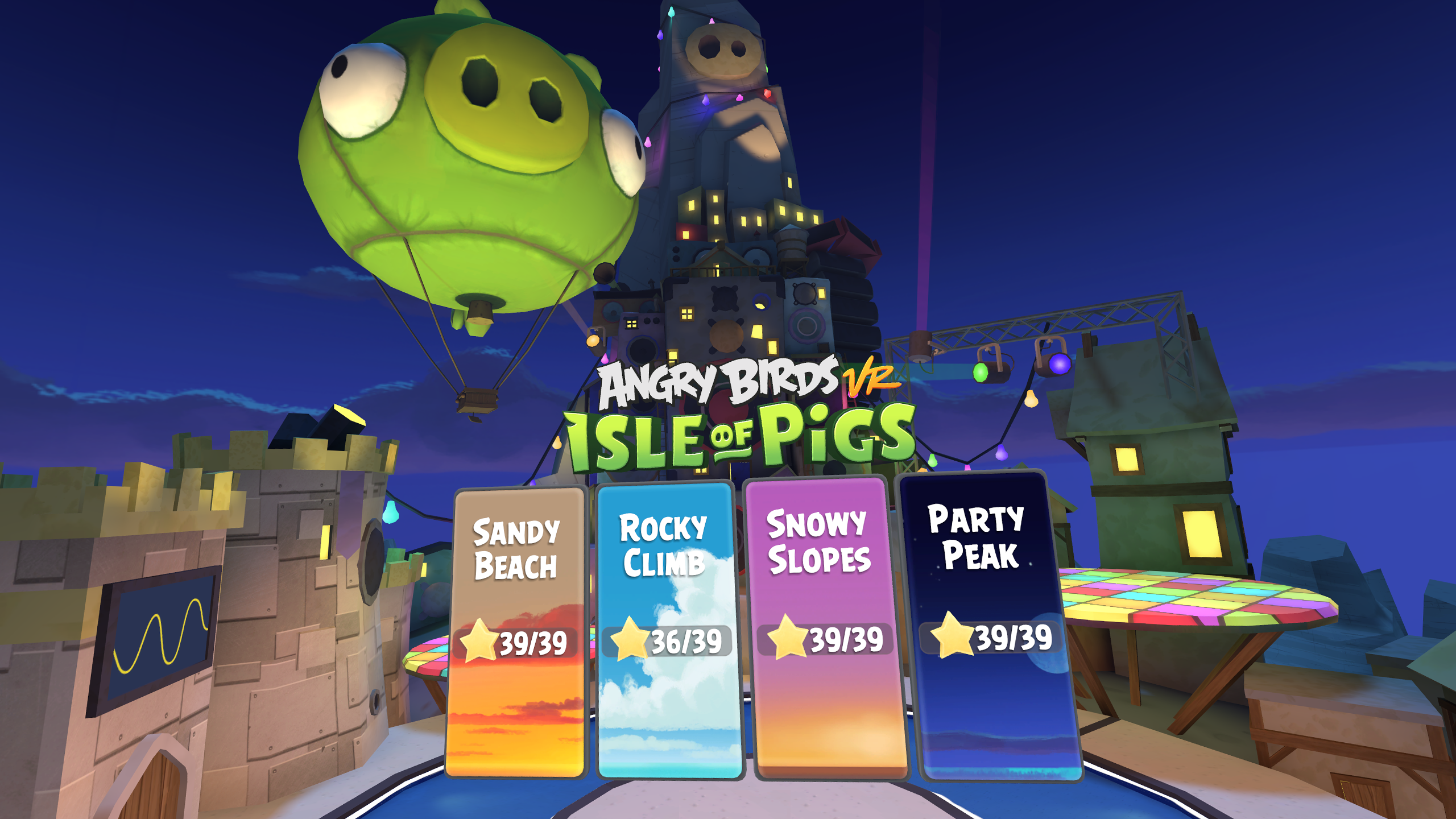 angry birds vr Party Peak