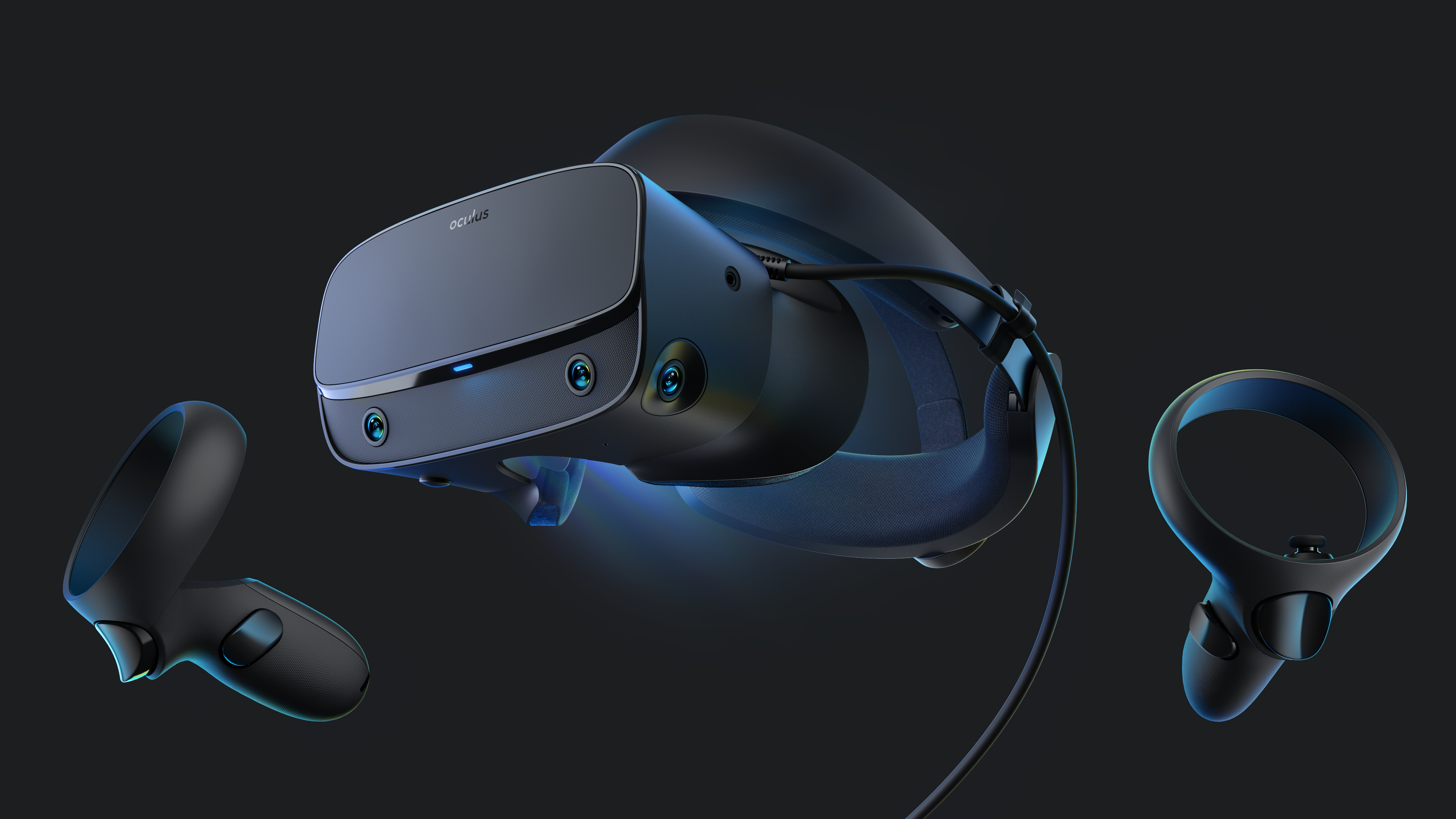 oculus rift s headset and controllers
