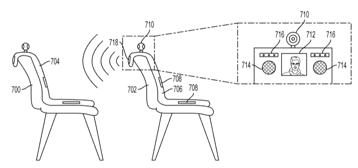 sony esports patent seats