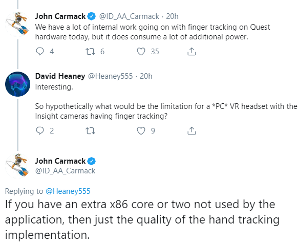 carmack finger tracking tweets