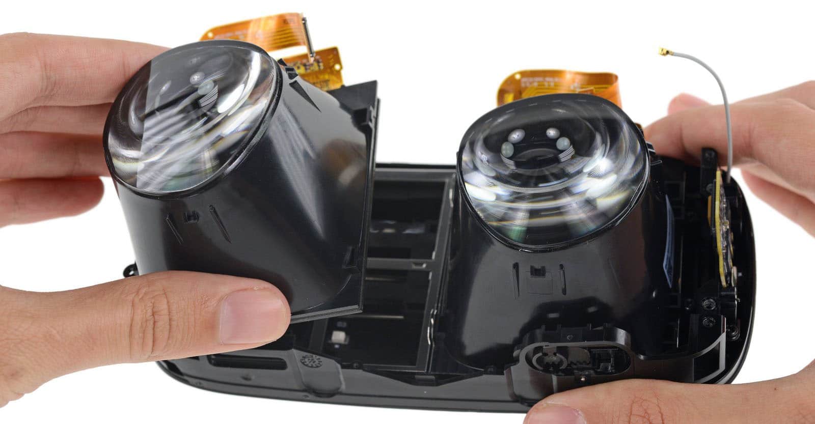 vr panels lenses dual