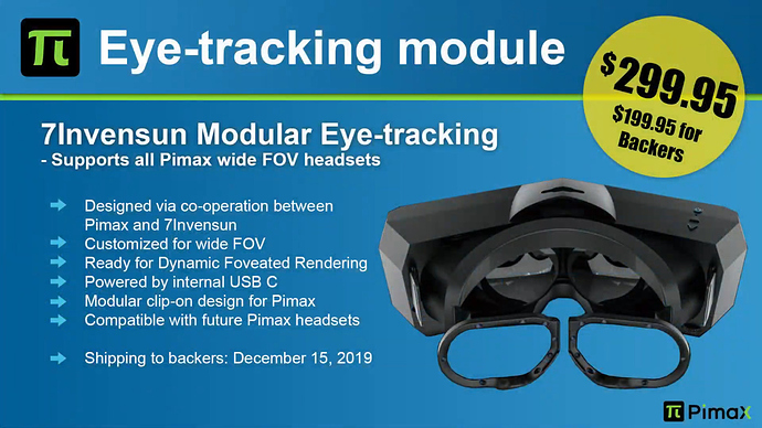 Pimax Eye Tracking
