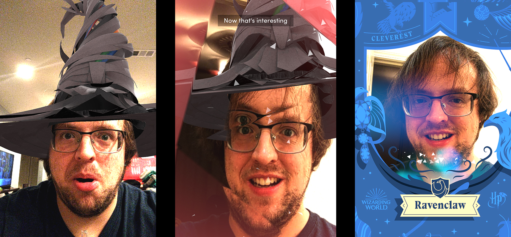 wizarding world sorting hat ar