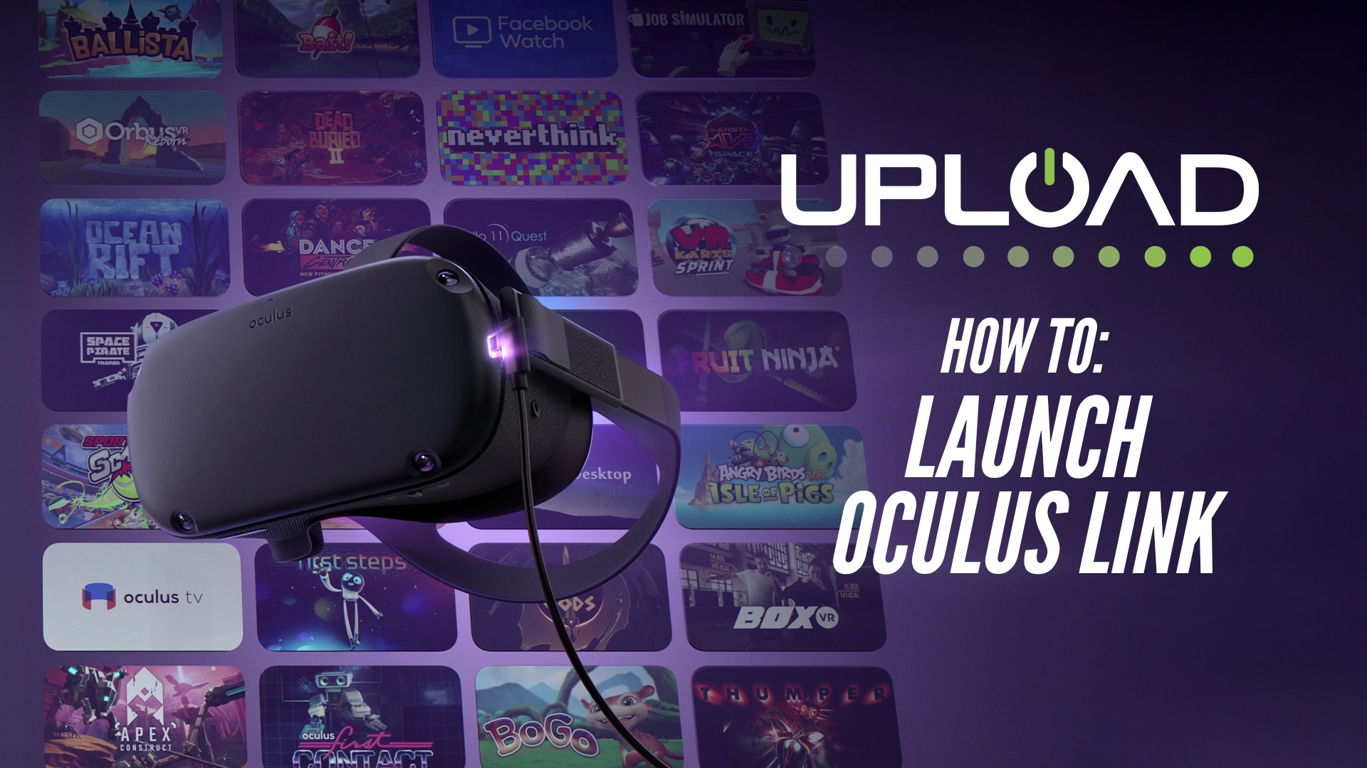 how to launch oculus link