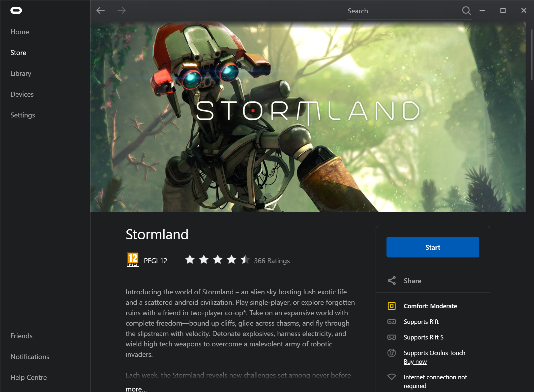 Stormland Oculus Store