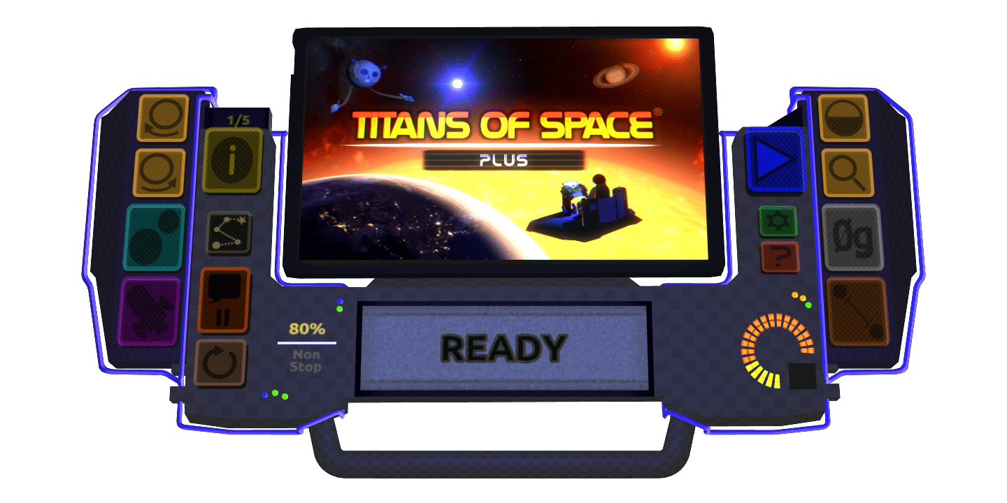 Titans of Space Plus Dashboard