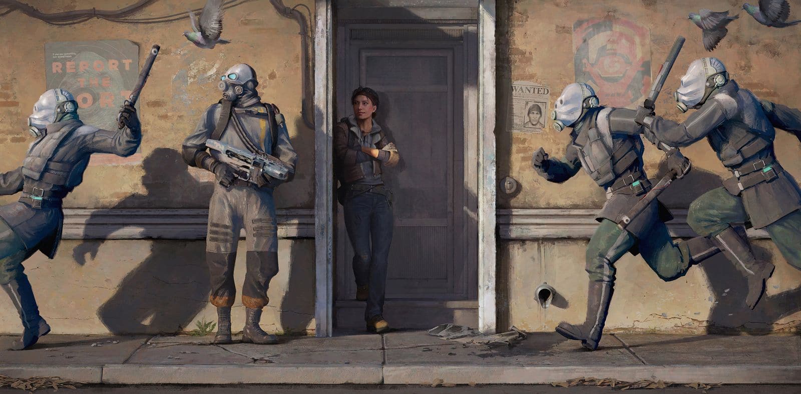 half-life alyx concept art combine soldiers