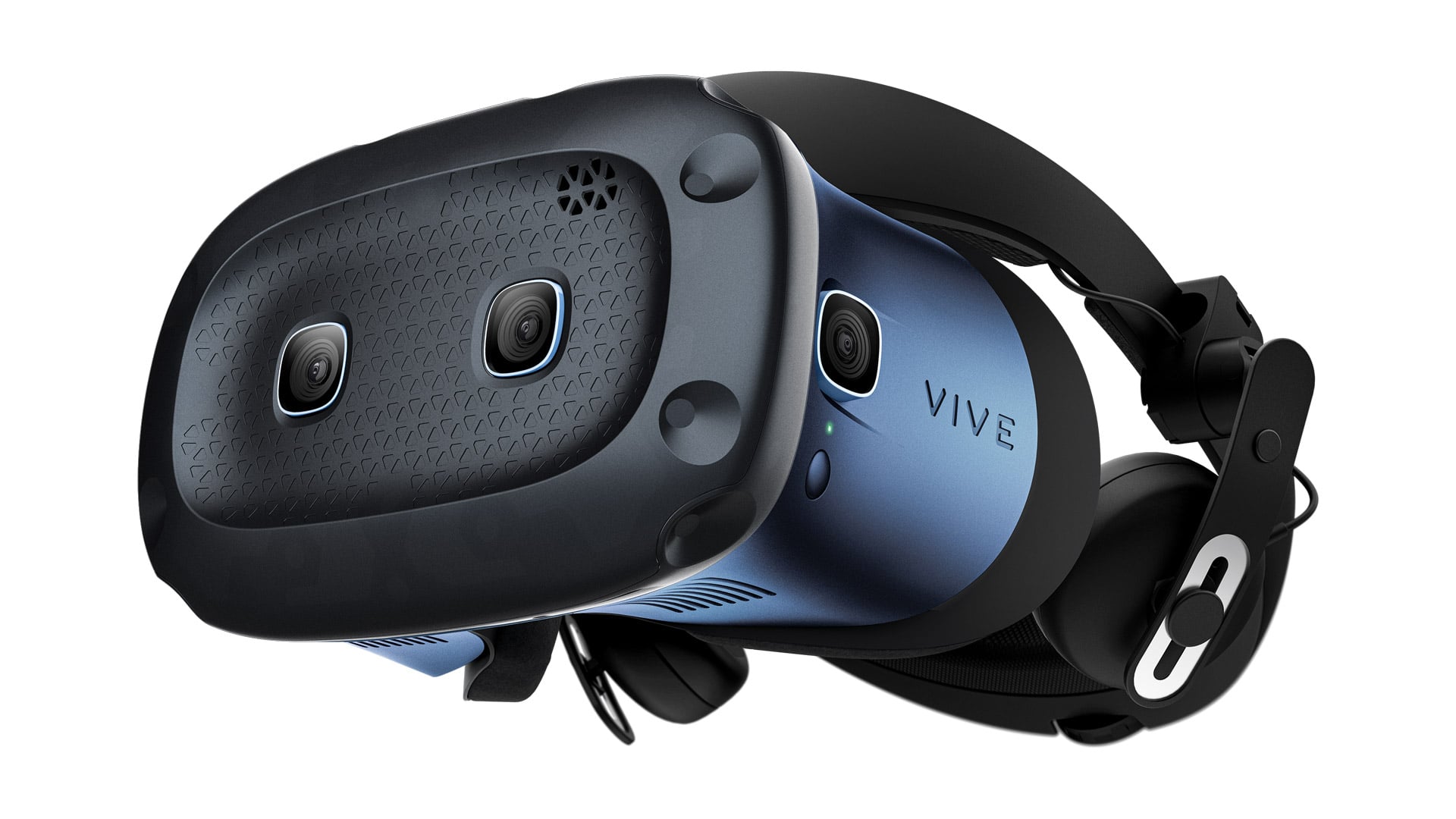 vive cosmos external tracker on headset