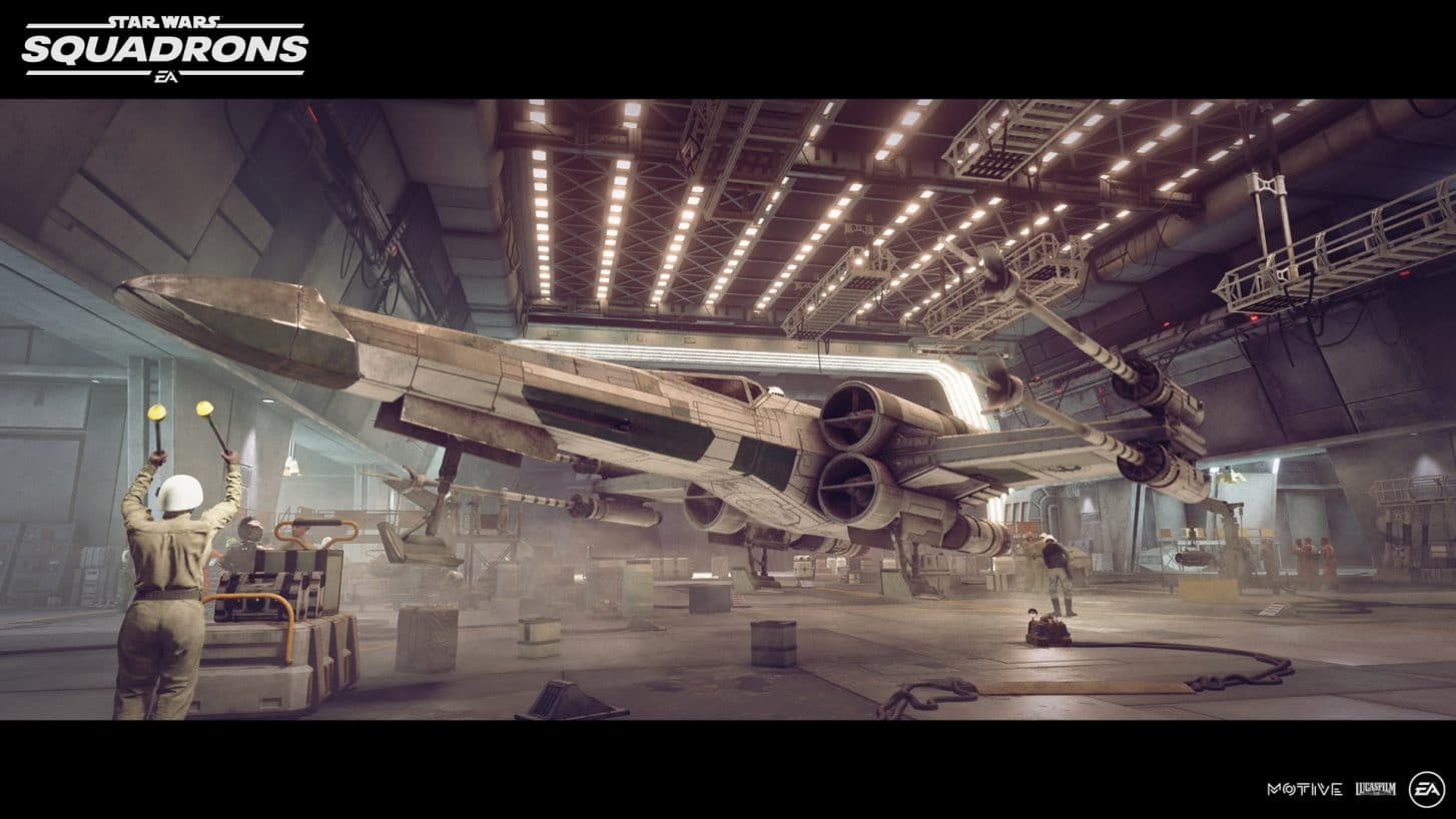 star wars squadrons x wing hangar