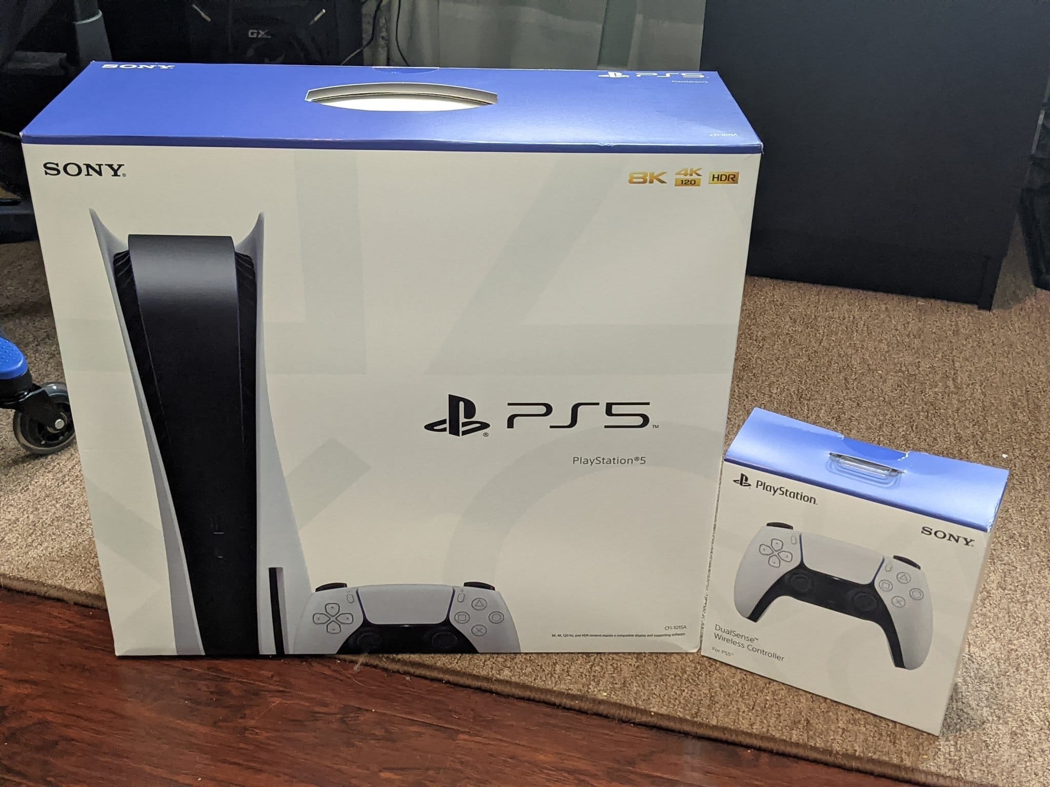 ps5 playstation 5 boxes received
