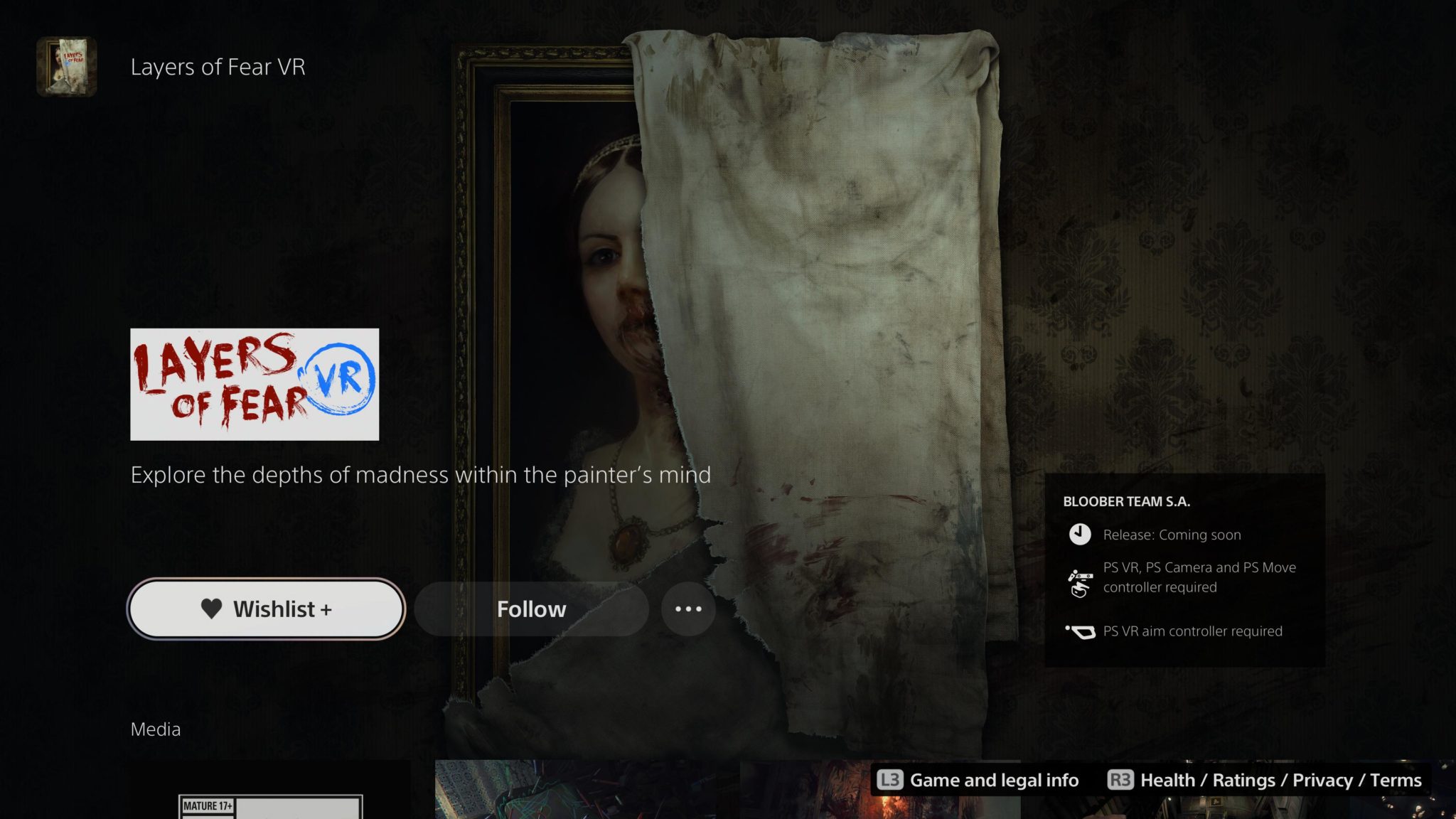 layers of fear psvr listing 