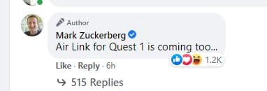 Mark zuckerberg comments 