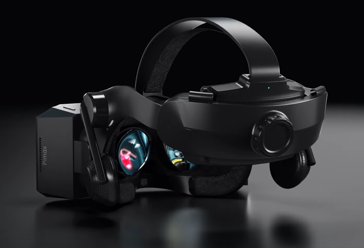 Pimax Crystal VR Headsets - With controllers-Dual Engines of PC VR with  8G+256G Virtual Reality - Dual QLED + mini-Led Panels with MAX 160Hz and  5760x2880 Resolution 