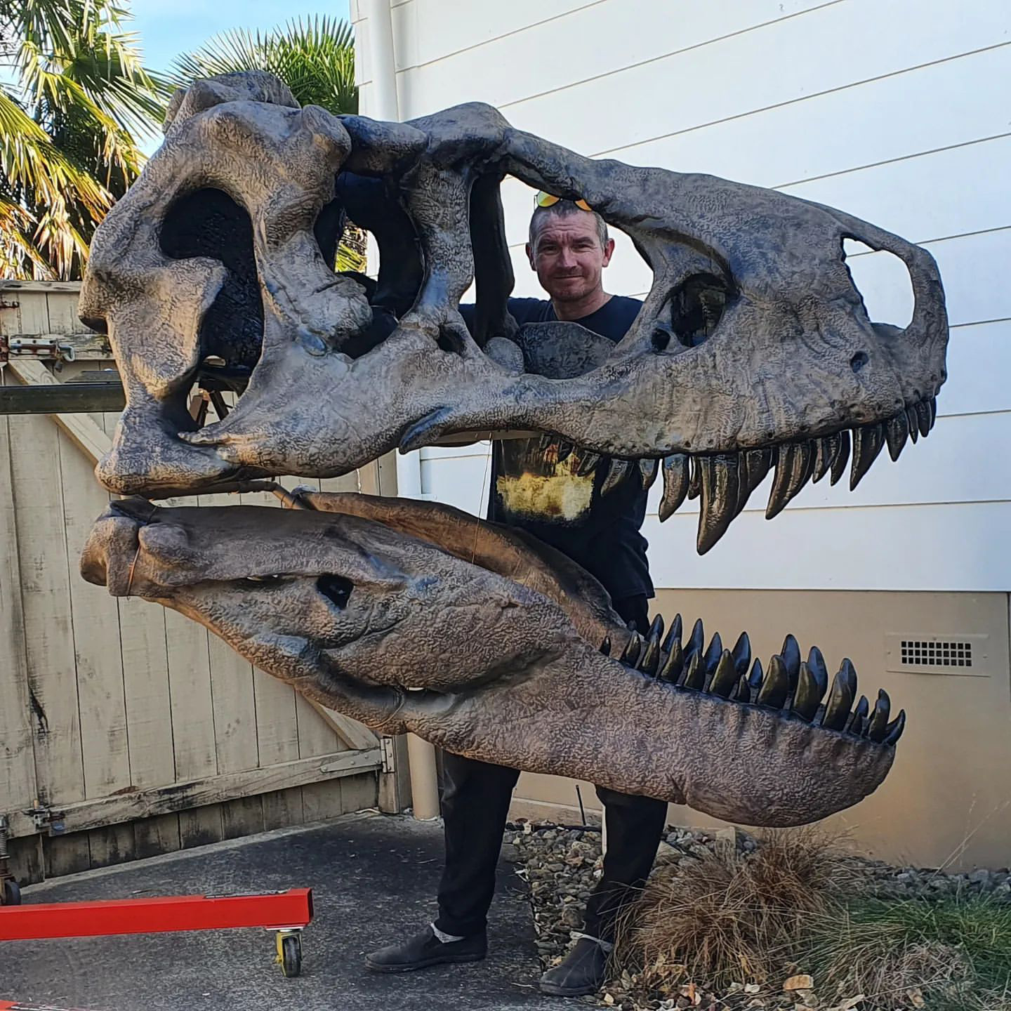 t-rex scale big dino 3d printed made in vr