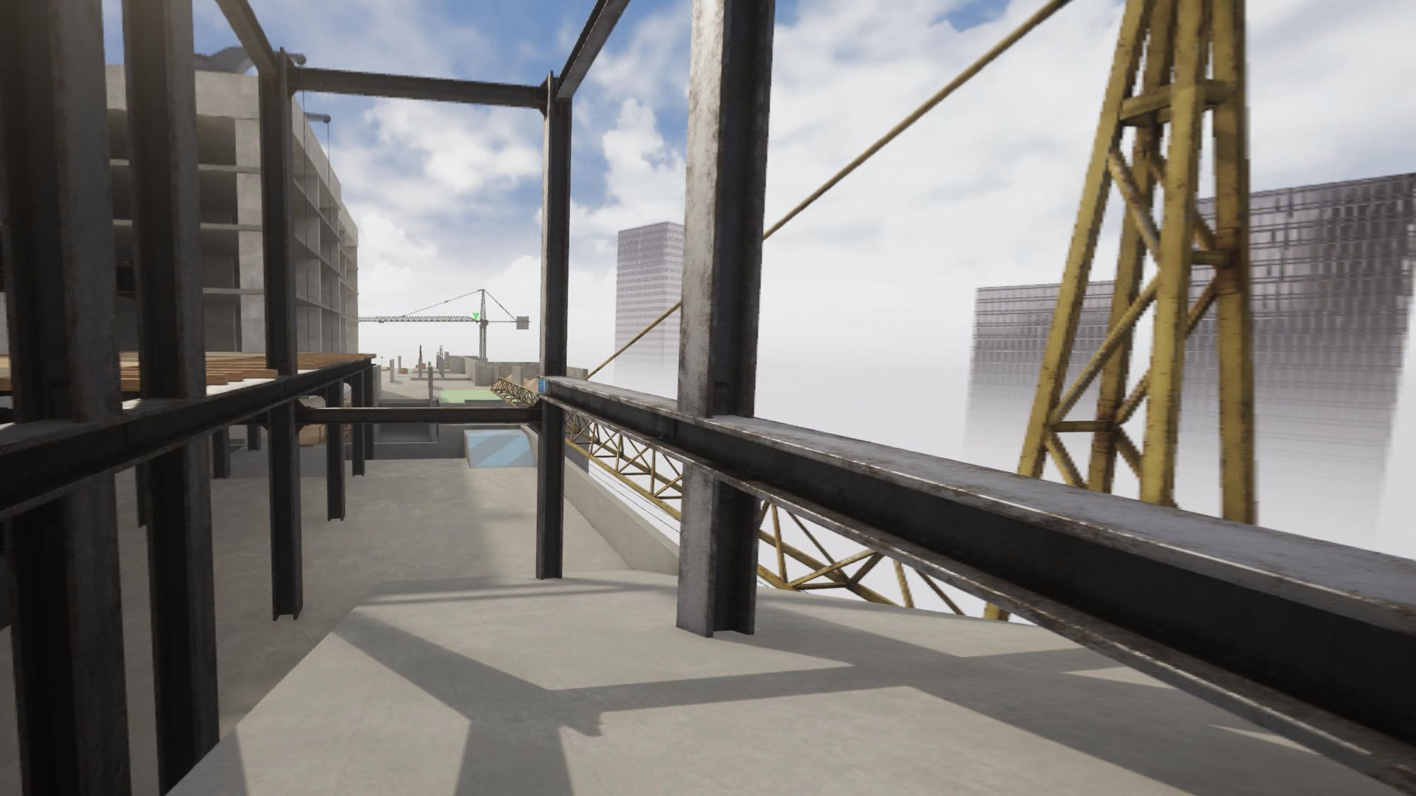 VR Skater Review Screenshot on PSVR 2 - Construction Site