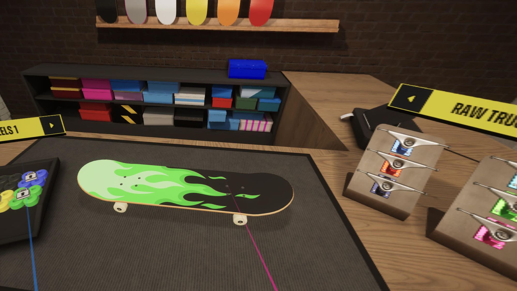 VR Skater Review Screenshot on PSVR 2 - customization