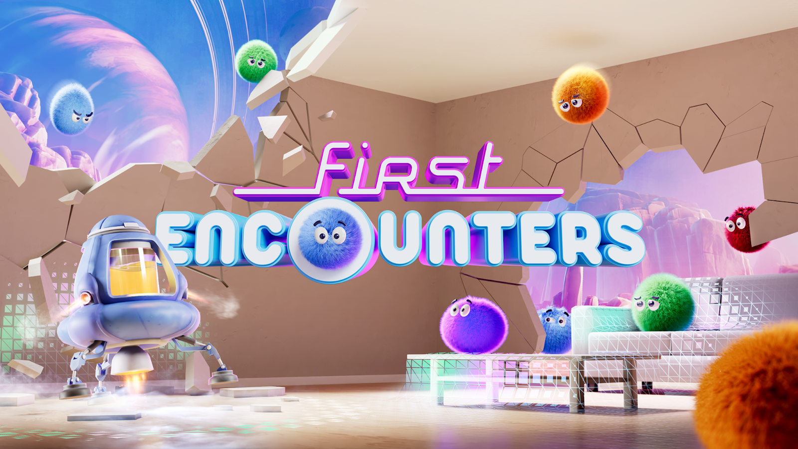 First Encounters mixed reality game
