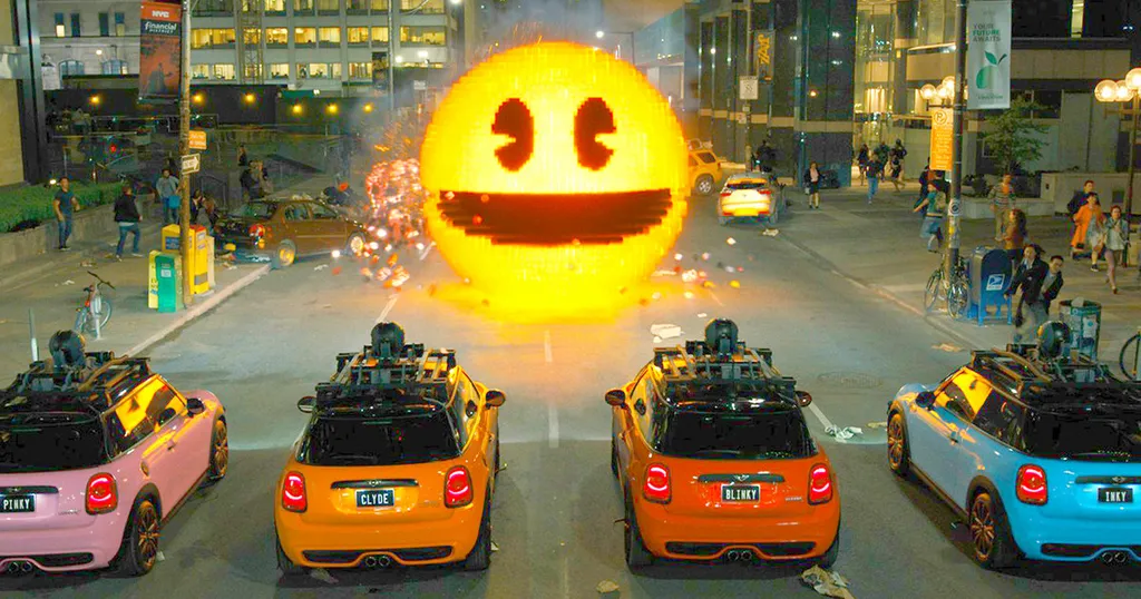 Rumor: Mini Coopers Fight Pac-Man with 360° Weapons in Pixels Movie