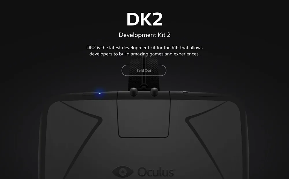 End of an era? Oculus Rift DK2 "Sold Out"