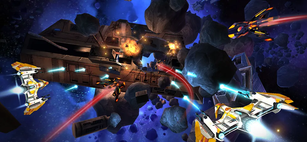 From planet-side to asteroid fields, Anshar Wars 2 is a complete Gear VR space-fighter