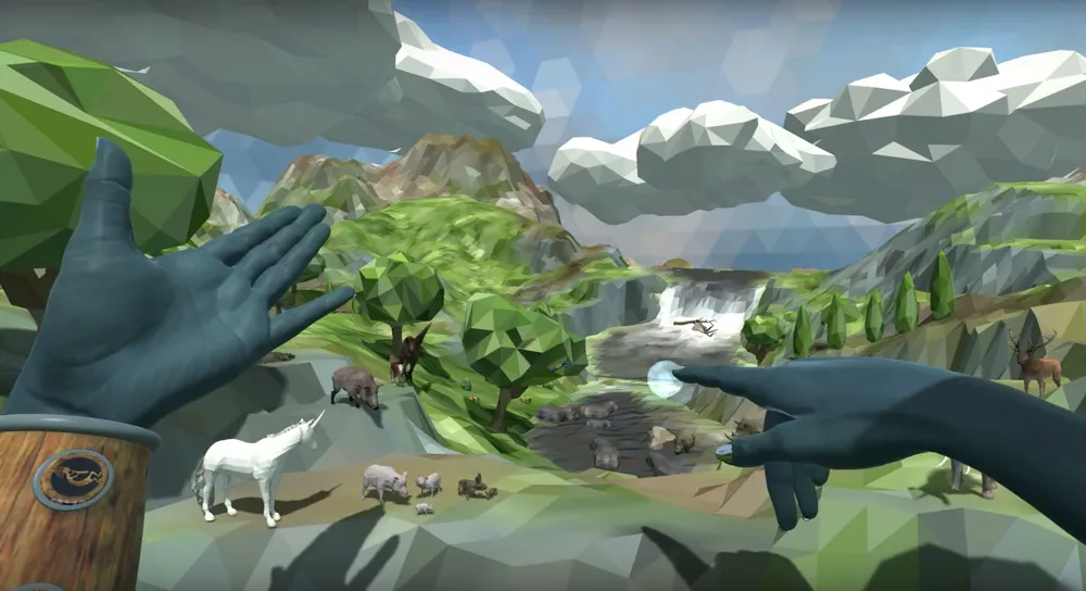 Play God and more with these AR/VR Leap Motion experiments