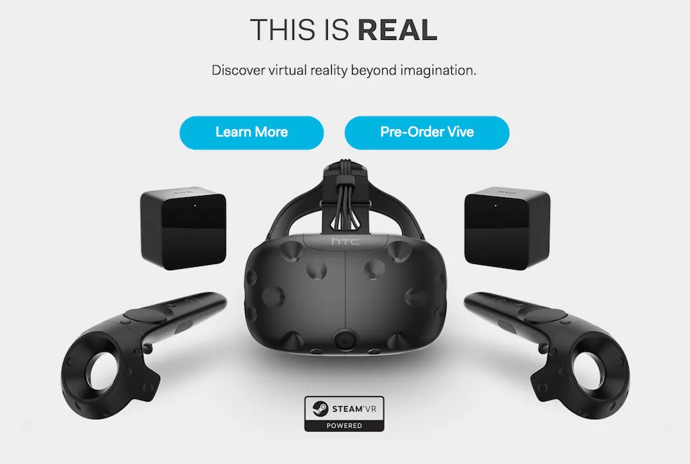 HTC Vive: 'Sold Out' Screens Appear In Minutes