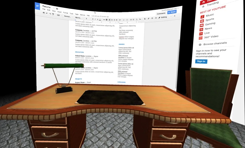 'LightVR' Wants You To Create Your Own Personalized Virtual Office Space