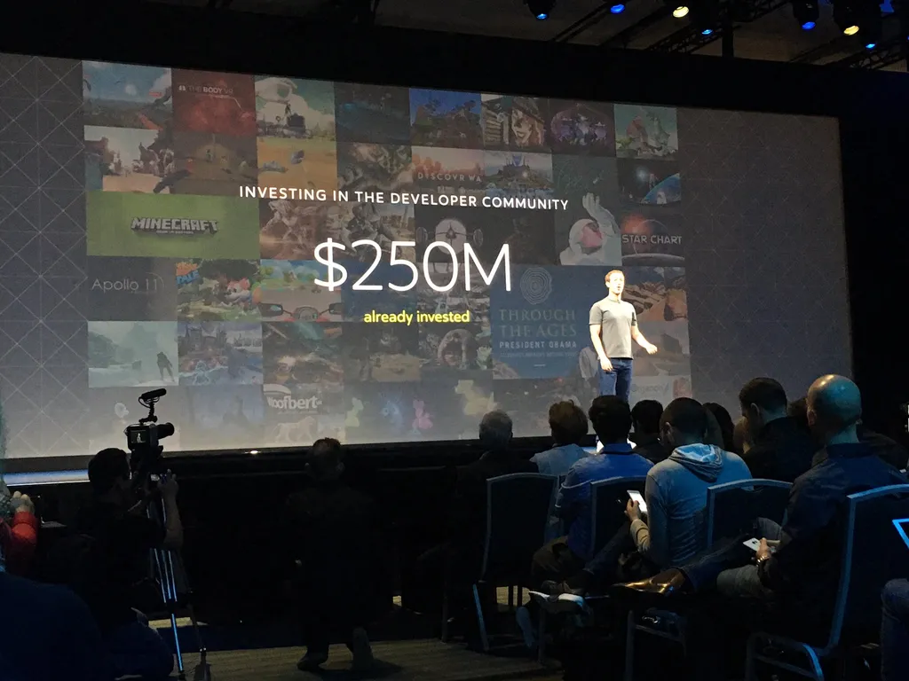 Facebook CEO Mark Zuckerberg: "We've Invested $250M in Funding Oculus Content"