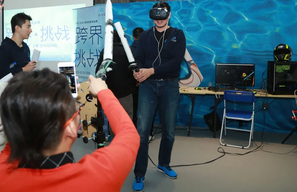 Vive China Hackathon Reveals VR Sword Fighting Robot And Exoskeletons