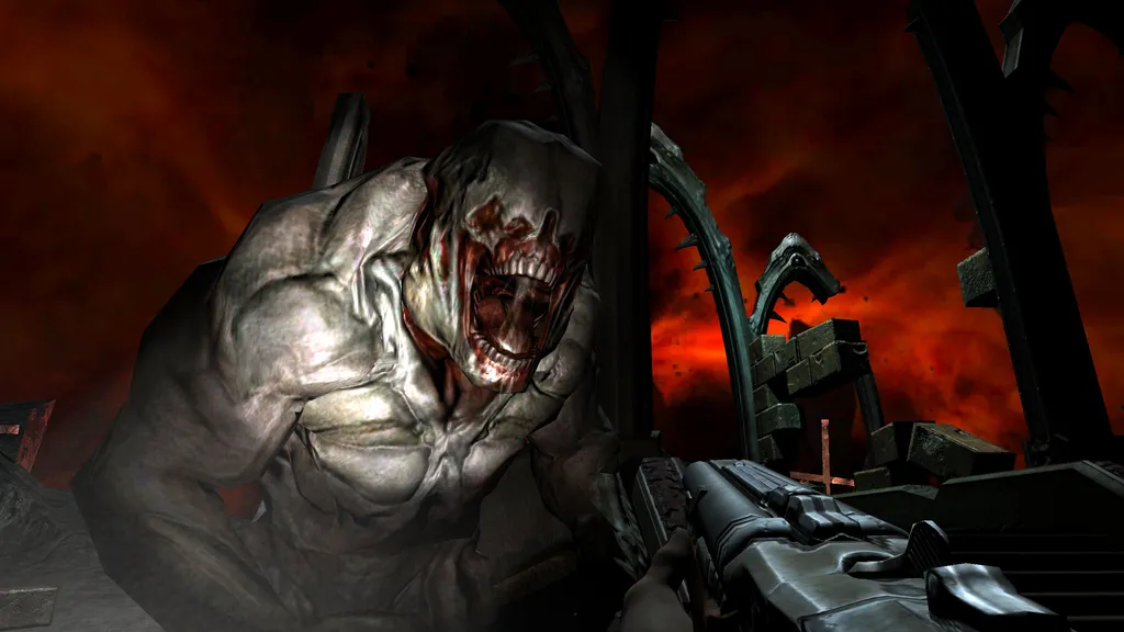 Team Beef Adds Two Handed Weapon Grips To Doom 3 VR On Quest, Fixes Scale