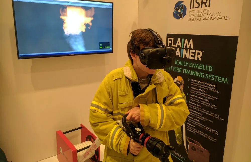 'Flaim Trainer' Uses Vive's Tracker For A Realistic Firefighting Experience